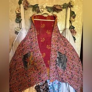 Kantha Bae Vintage Kantha Hooded Vest